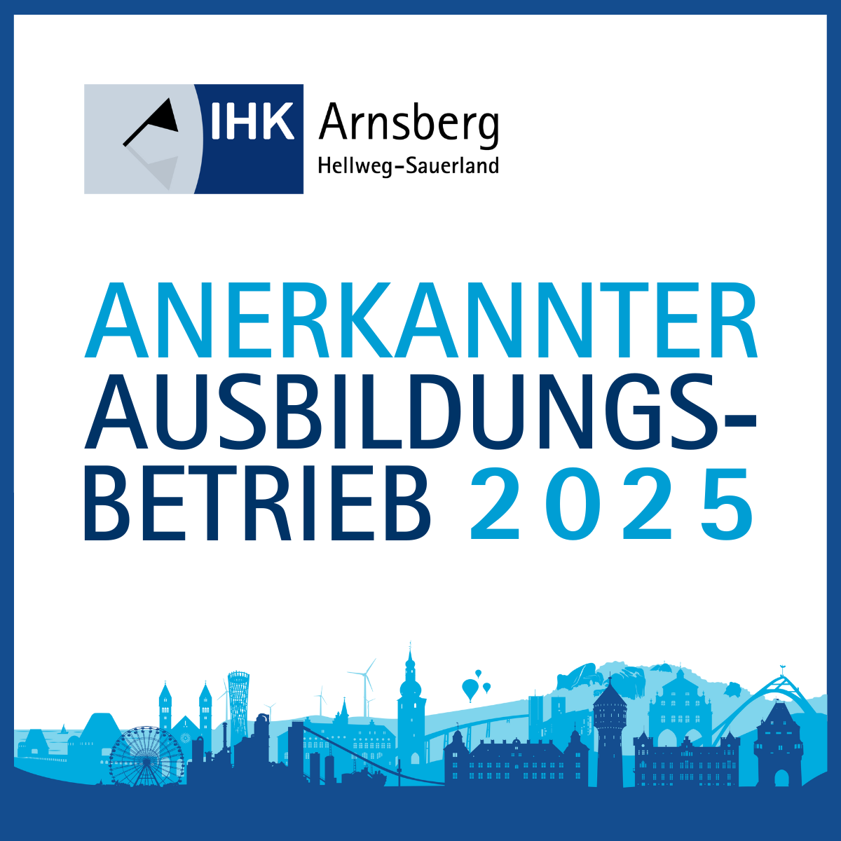 Anerkannter Ausbildungsbetrieb der IHK Arnsberg
